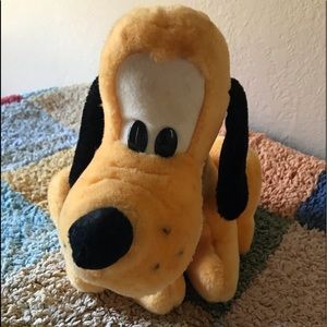 Pluto plush toy from the 1980s. In excellent preowned condition
